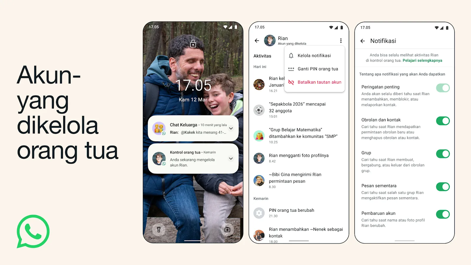 Fitur Privasi Keluarga Whatsapp
