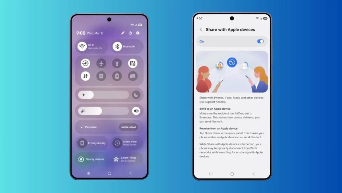 Samsung Air Drop