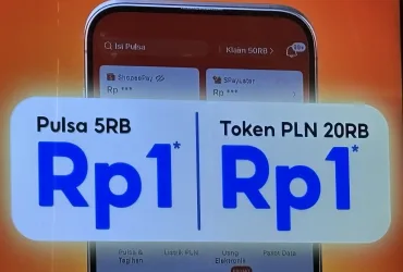 Bayar Token Listrik Dan Pulsa Rp1 Saja Di Shopeepay