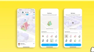 Pelanggan Snapchat Plus Kini Bisa Bikin Rumah Virtual di Snap Map