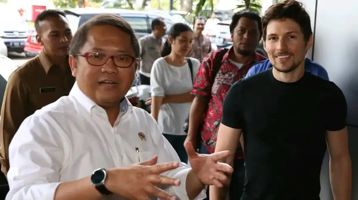 Menteri Rudiantara dan Pavel Durov 